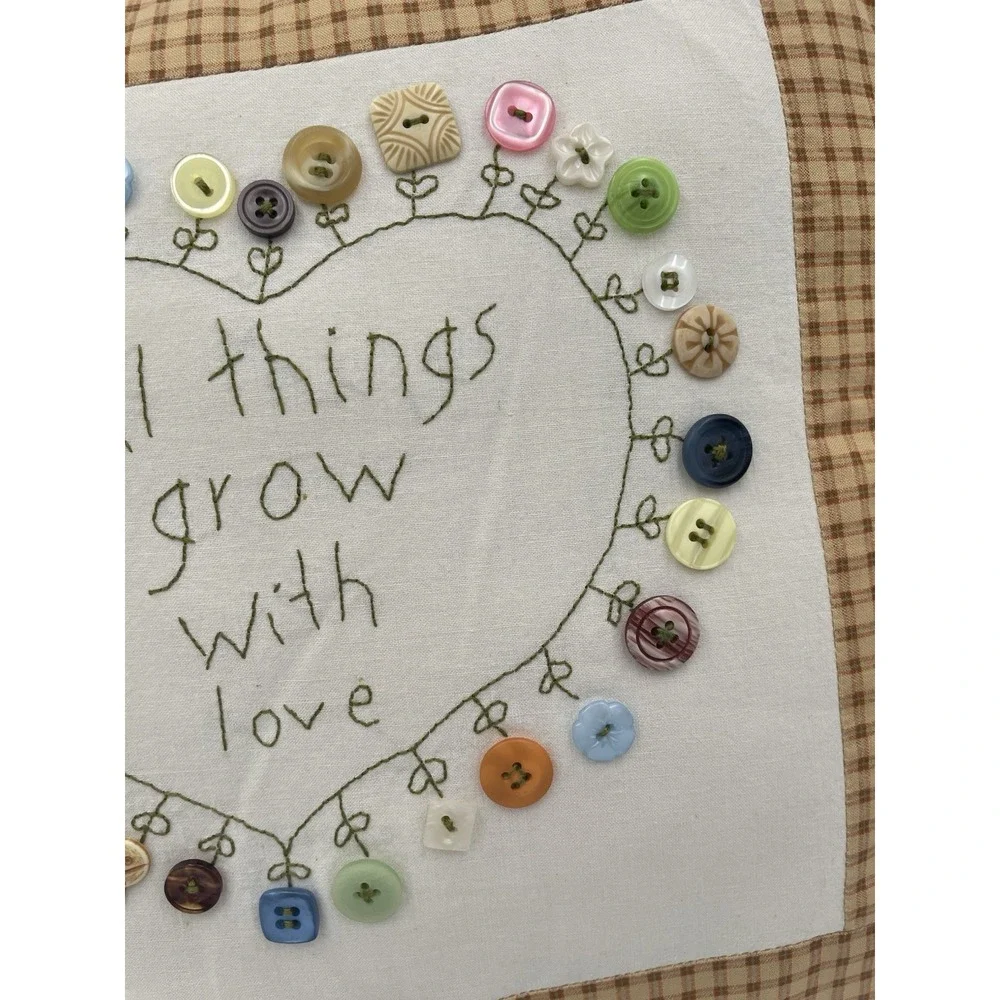 Handmade Decorative Pillow All Things Grow With Love 13